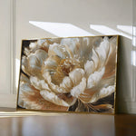 Floral 604 Canvas Art 18" x 24" / 45 x 60 cm / Black