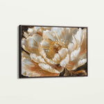 Floral 604 Canvas Art 18" x 24" / 45 x 60 cm / Black