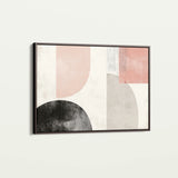 Abstract 605 Canvas Art 18" x 24" / 45 x 60 cm / Black