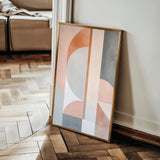 Abstract 606 Canvas Art 18" x 24" / 45 x 60 cm / Black