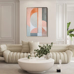 Abstract 606 Canvas Art 60 x 40 cm / Black