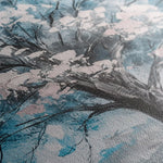 Floral 606 Canvas Art 60 x 40 cm / Black