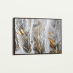 Floral 607 Canvas Art 18" x 24" / 45 x 60 cm / Black