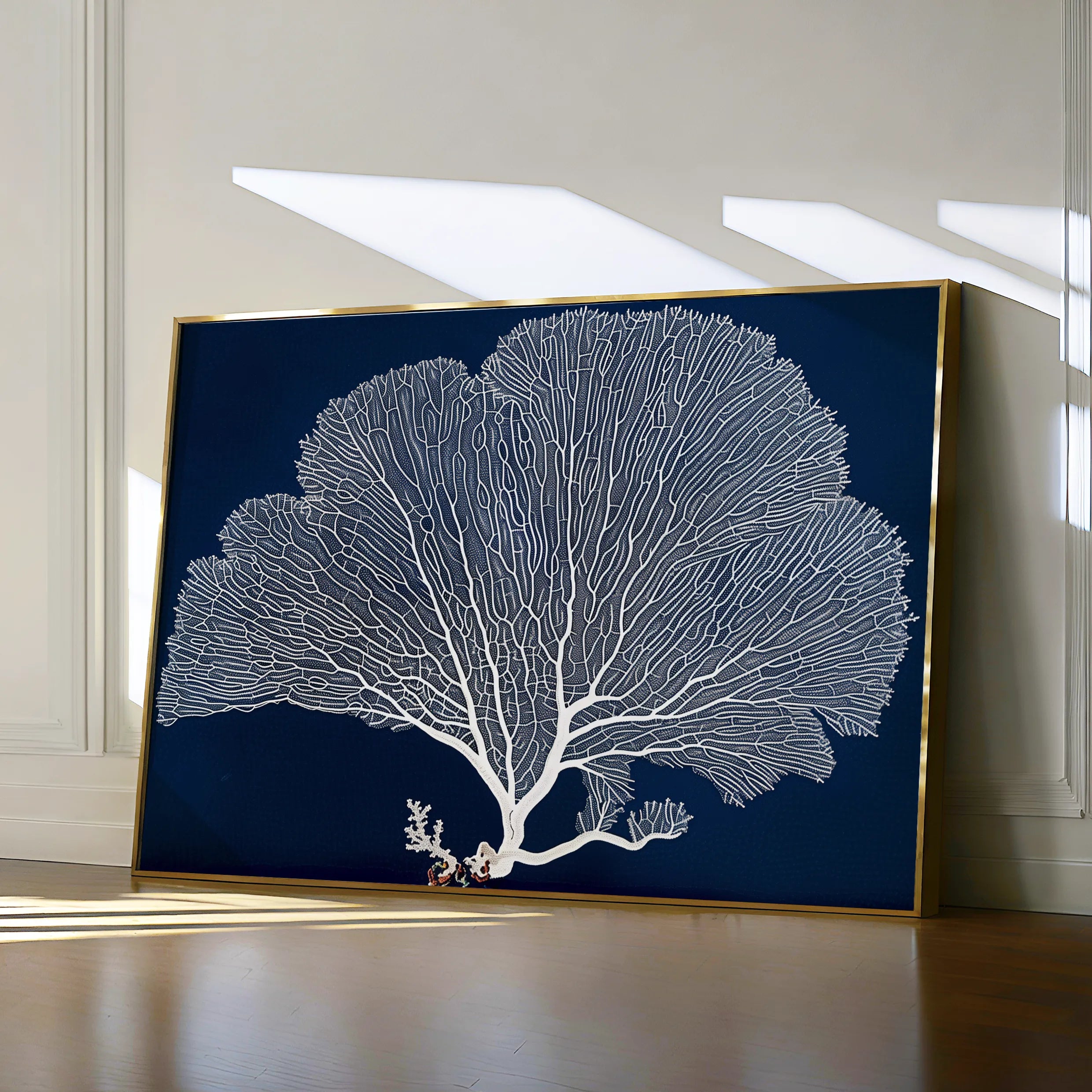 Floral 609 Canvas Art 18" x 24" / 45 x 60 cm / Black