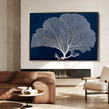 Floral 609 Canvas Art 18" x 24" / 45 x 60 cm / Black