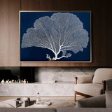 Floral 609 Canvas Art 18" x 24" / 45 x 60 cm / Black