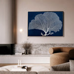 Floral 609 Canvas Art 18" x 24" / 45 x 60 cm / Black
