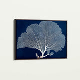 Floral 609 Canvas Art 18" x 24" / 45 x 60 cm / Black