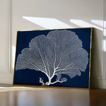 Floral 609 Canvas Art 60 x 40 cm / Black