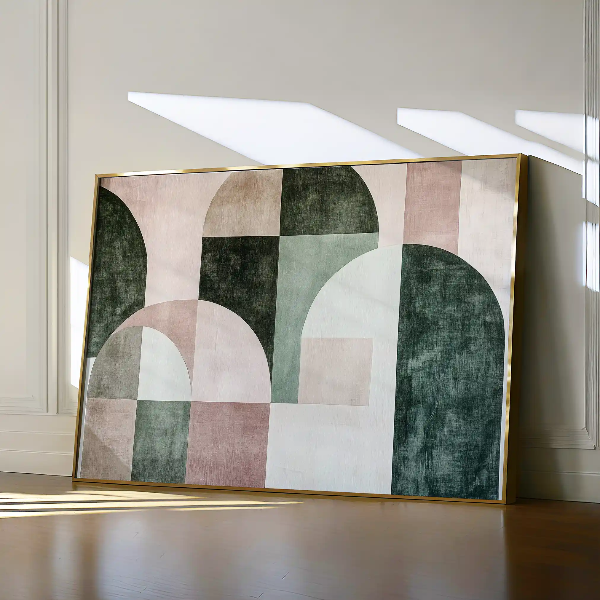 Abstract 610 Canvas Art 18" x 24" / 45 x 60 cm / Black