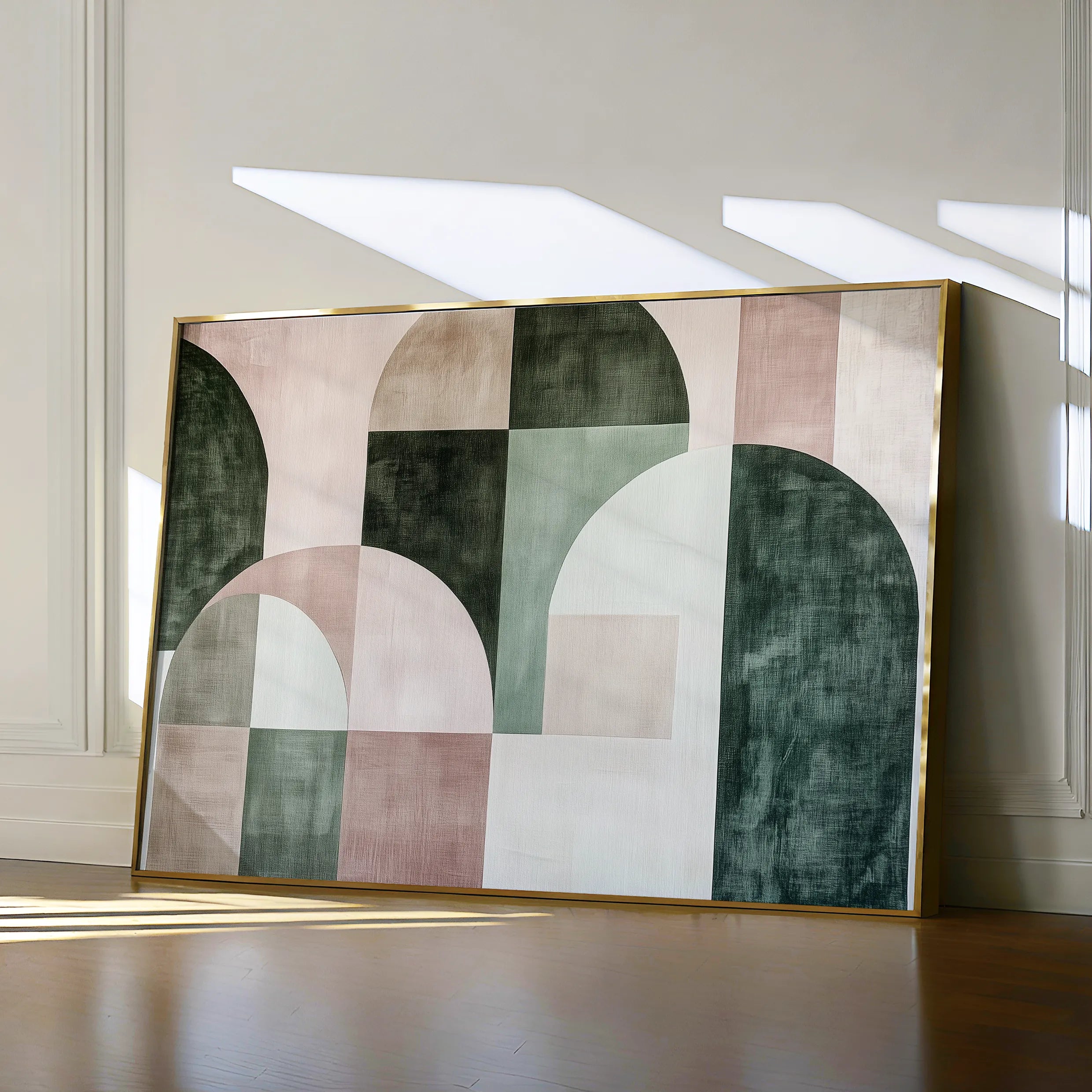 Abstract 610 Canvas Art 18" x 24" / 45 x 60 cm / Black