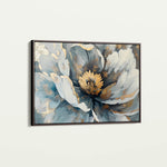 Floral 610 Canvas Art 18" x 24" / 45 x 60 cm / Black