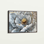Floral 611 Canvas Art 18" x 24" / 45 x 60 cm / Black