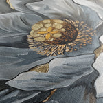 Floral 611 Canvas Art 18" x 24" / 45 x 60 cm / Black