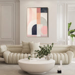 Abstract 612 Canvas Art 18" x 24" / 45 x 60 cm / Black