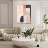 Abstract 612 Canvas Art 18" x 24" / 45 x 60 cm / Black