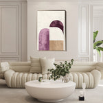 Abstract 613 Canvas Art 18" x 24" / 45 x 60 cm / Black