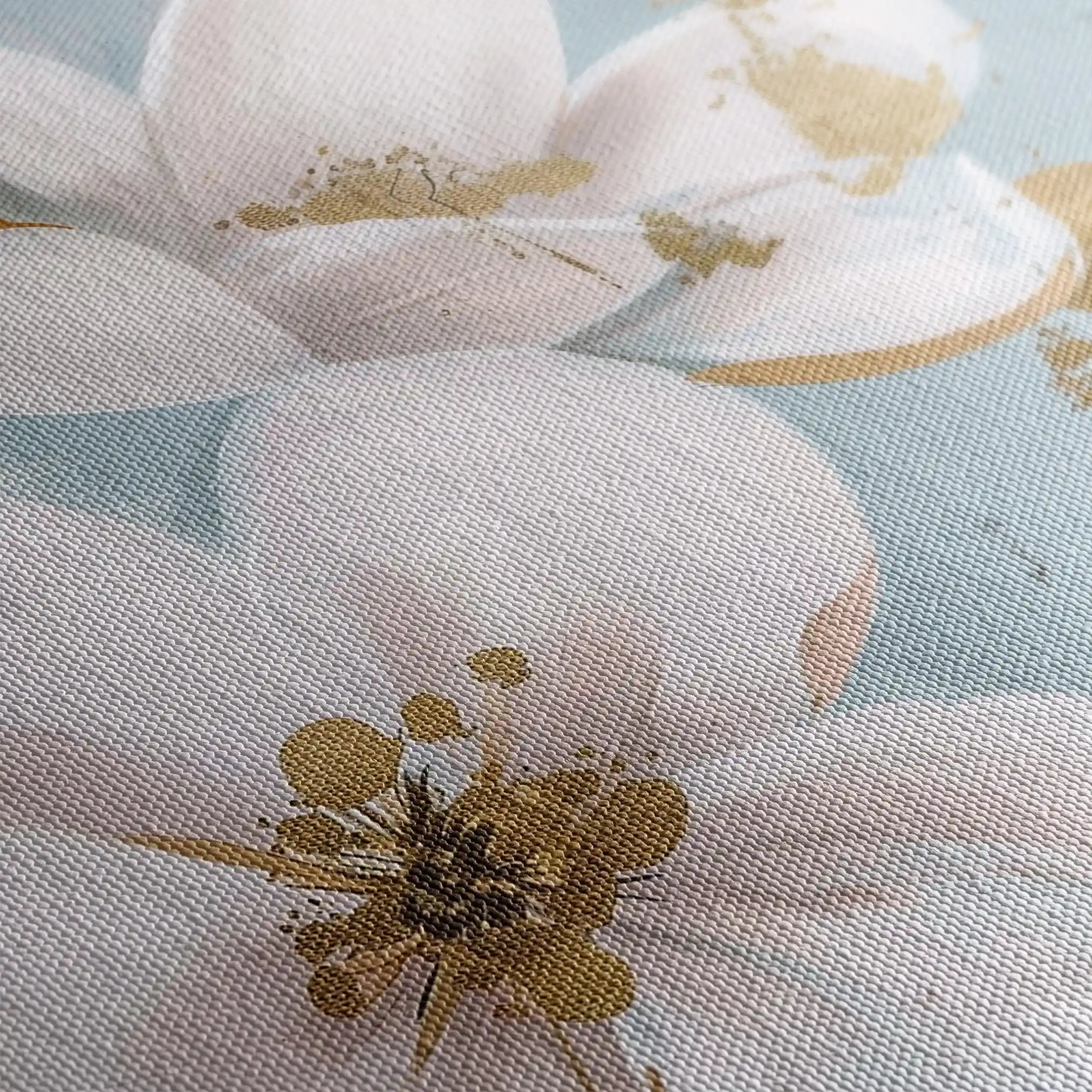 Floral 614 Canvas Art 60 x 40 cm / Black