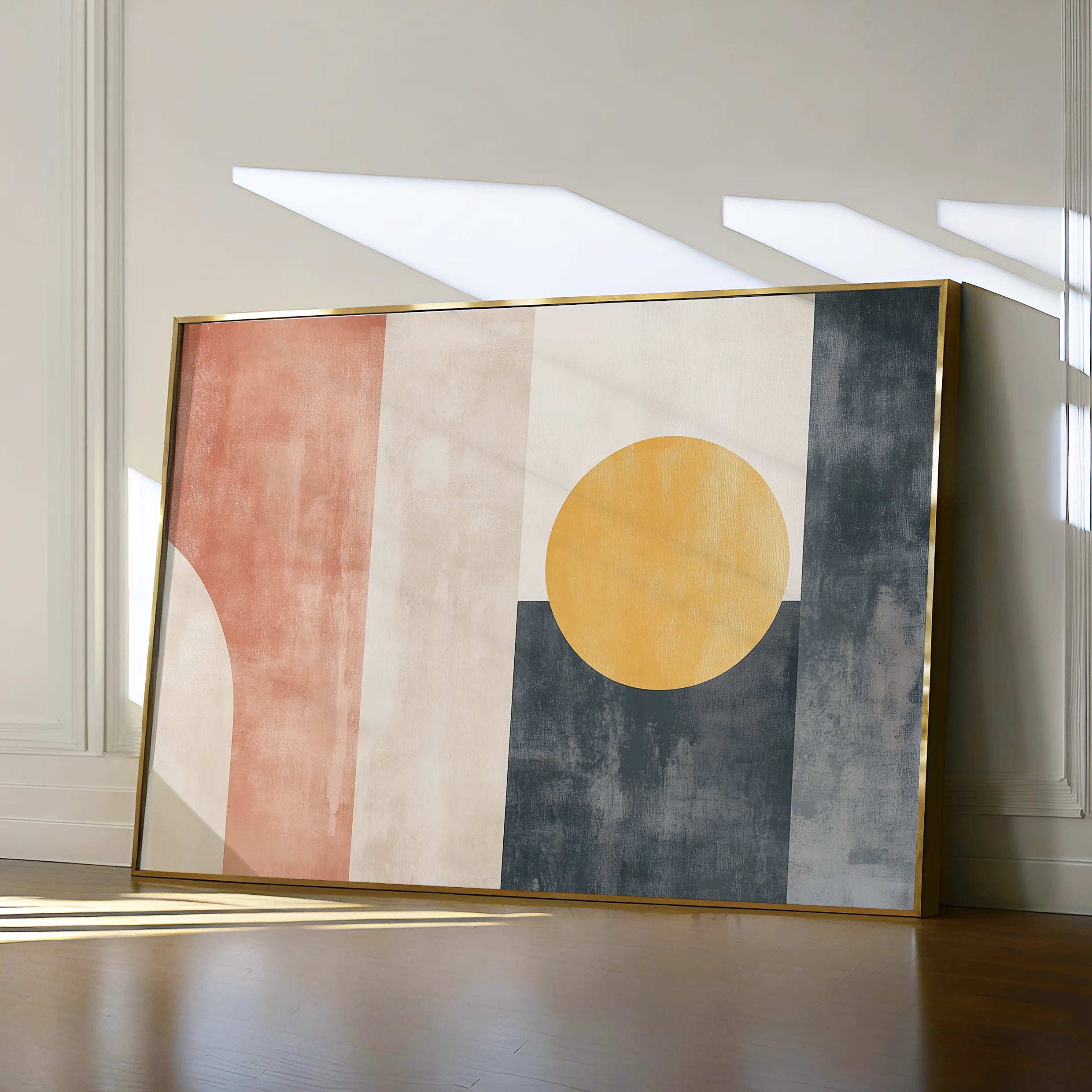 Abstract 616 Canvas Art 18" x 24" / 45 x 60 cm / Black