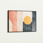 Abstract 616 Canvas Art 18" x 24" / 45 x 60 cm / Black