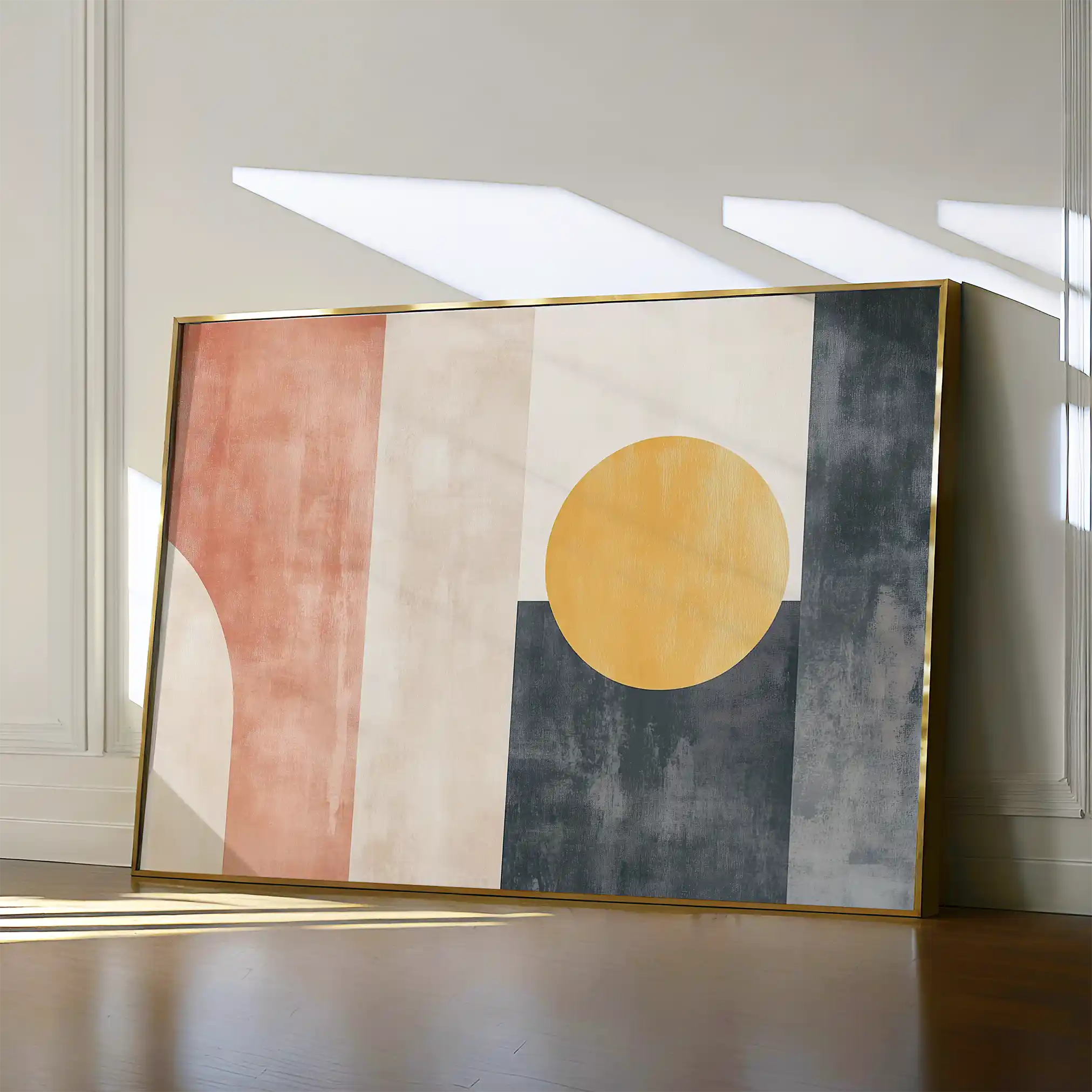 Abstract 616 Canvas Art 60 x 40 cm / Black