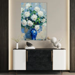 Floral 616 Canvas Art 18" x 24" / 45 x 60 cm / Black