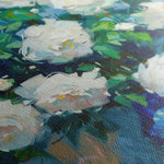 Floral 616 Canvas Art 18" x 24" / 45 x 60 cm / Black
