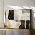 Abstract 617 Canvas Art 18" x 24" / 45 x 60 cm / Black