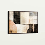 Abstract 617 Canvas Art 18" x 24" / 45 x 60 cm / Black