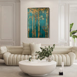 Floral 619 Canvas Art 18" x 24" / 45 x 60 cm / Black
