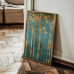 Floral 619 Canvas Art 18" x 24" / 45 x 60 cm / Black