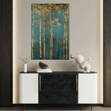 Floral 619 Canvas Art 18" x 24" / 45 x 60 cm / Black