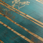 Floral 619 Canvas Art 18" x 24" / 45 x 60 cm / Black
