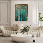 Floral 619 Canvas Art 60 x 40 cm / Black