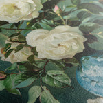 Floral 620 Canvas Art 18" x 24" / 45 x 60 cm / Black
