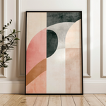 Abstract 621 Canvas Art 18" x 24" / 45 x 60 cm / Black