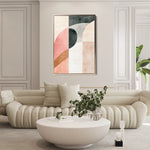Abstract 621 Canvas Art 18" x 24" / 45 x 60 cm / Black