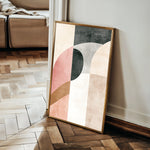 Abstract 621 Canvas Art 18" x 24" / 45 x 60 cm / Black