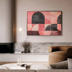 Abstract 622 Canvas Art 18" x 24" / 45 x 60 cm / Black