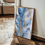 Floral 622 Canvas Art 18" x 24" / 45 x 60 cm / Black