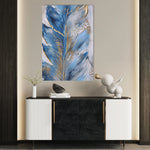 Floral 622 Canvas Art 18" x 24" / 45 x 60 cm / Black