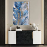 Floral 622 Canvas Art 18" x 24" / 45 x 60 cm / Black