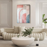 Abstract 623 Canvas Art 18" x 24" / 45 x 60 cm / Black