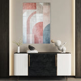 Abstract 623 Canvas Art 18" x 24" / 45 x 60 cm / Black