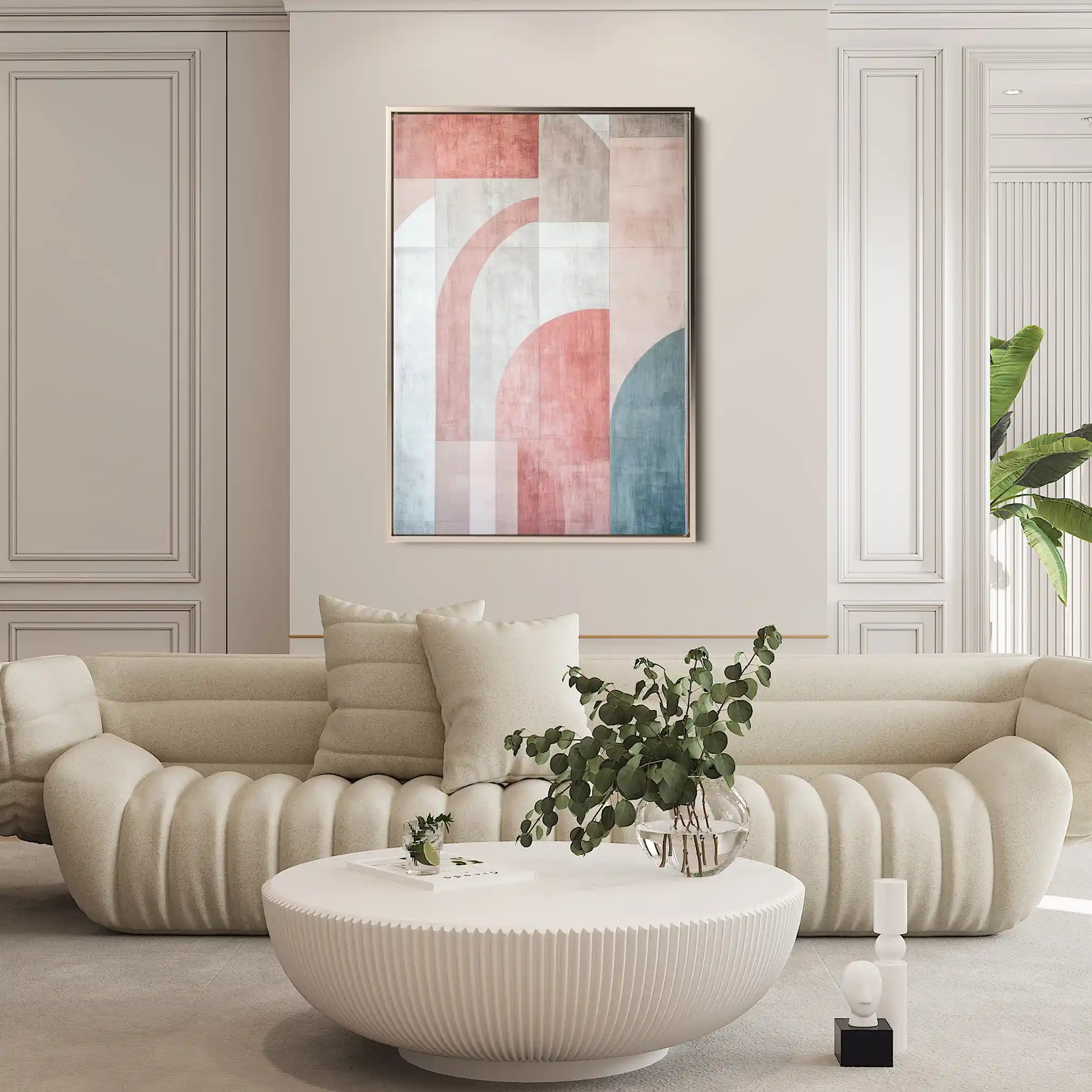 Abstract 623 Canvas Art 60 x 40 cm / Black