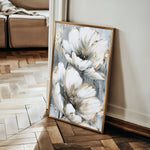 Floral 623 Canvas Art 18" x 24" / 45 x 60 cm / Black