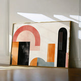 Abstract 624 Canvas Art 18" x 24" / 45 x 60 cm / Black