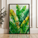 Floral 624 Canvas Art 18" x 24" / 45 x 60 cm / Black