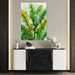 Floral 624 Canvas Art 18" x 24" / 45 x 60 cm / Black