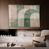 Abstract 626 Canvas Art 18" x 24" / 45 x 60 cm / Black